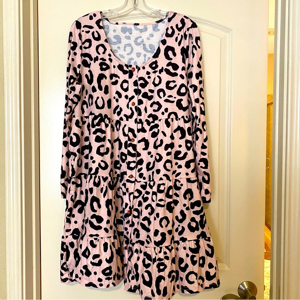 Cheetah print dress